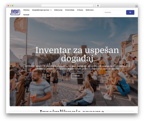 Hello Elementor WordPress theme - eventstuff.rs