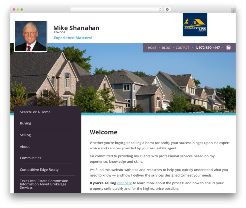 IXACT Framework WordPress website theme - mikeshanahanrealtor.com