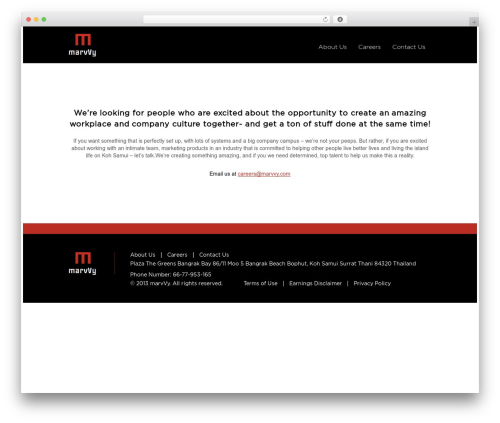 marvvy top WordPress theme - marvvy.com/careers
