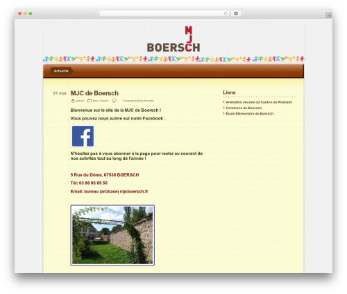 Notepad top WordPress theme - mjcboersch.fr