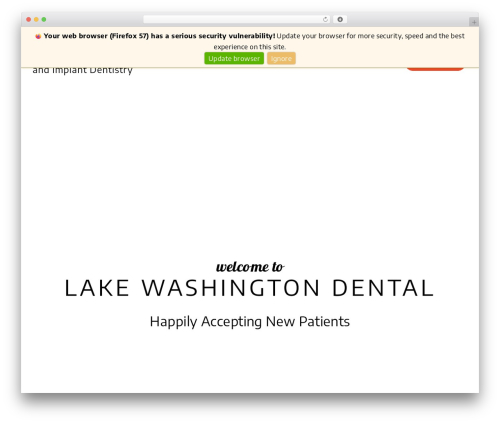 RG-Theme WordPress theme - lakewashingtondentist.com
