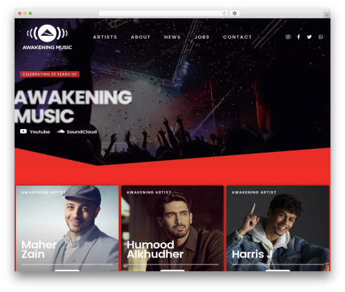 Sonaar WP theme - www.awakening.org