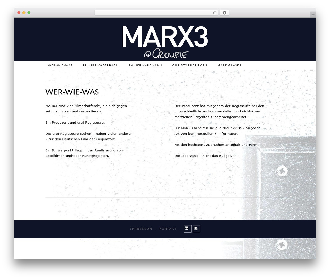 Suits top WordPress theme - marx3.de