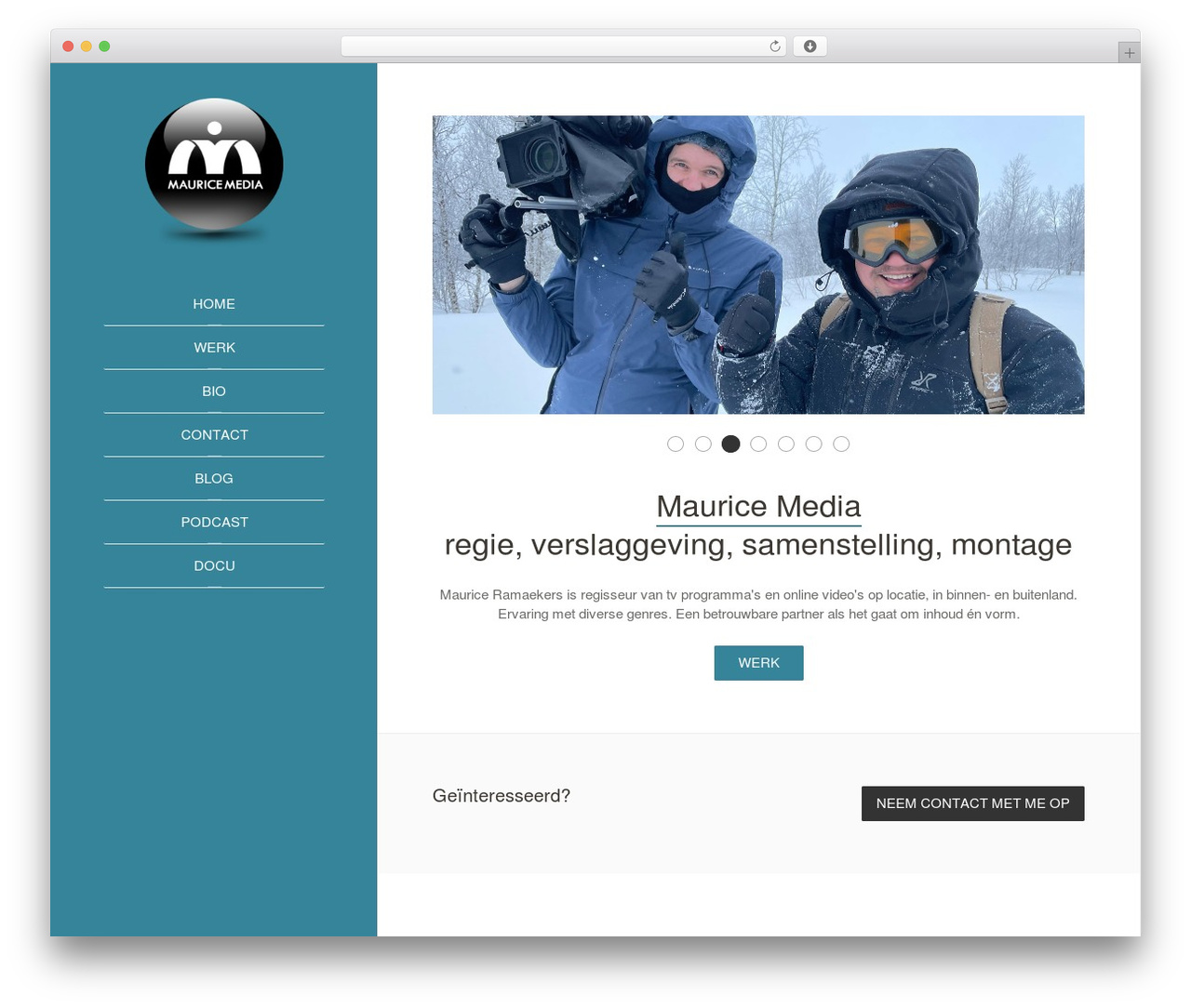 Theme WordPress Aurora - mauricemedia.nl