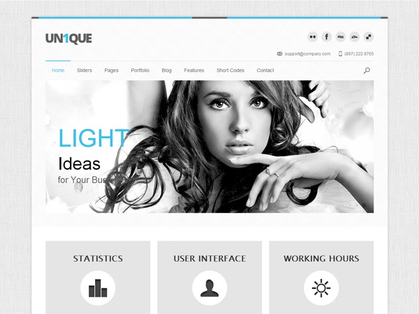 Unique WordPress theme by PersianArt