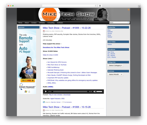 WordPress theme Eximius - mikenation.net