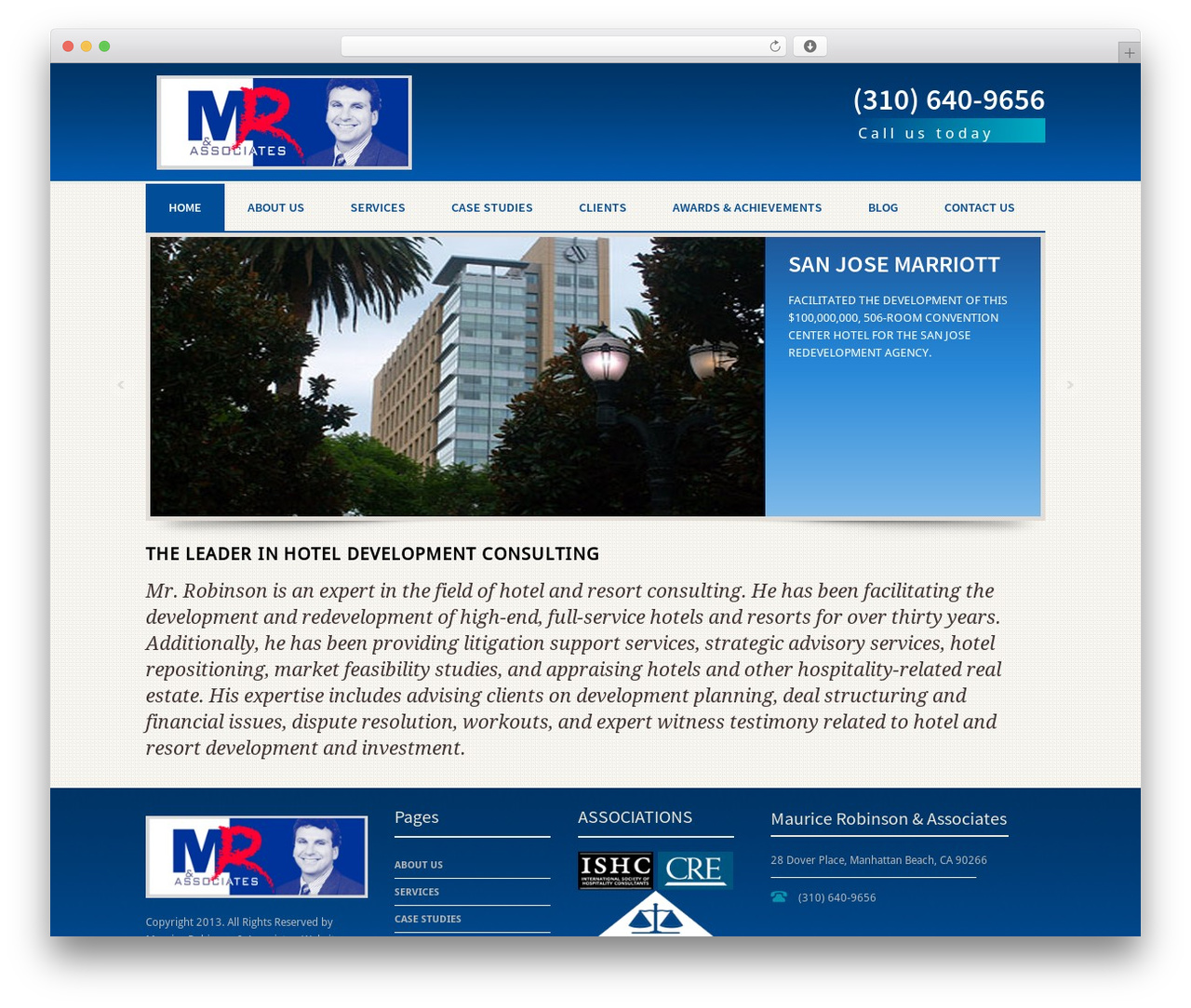 WordPress theme Attorneys - mauricerobinson.com