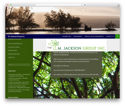 WordPress theme Madeini - mjacksongroup.ca