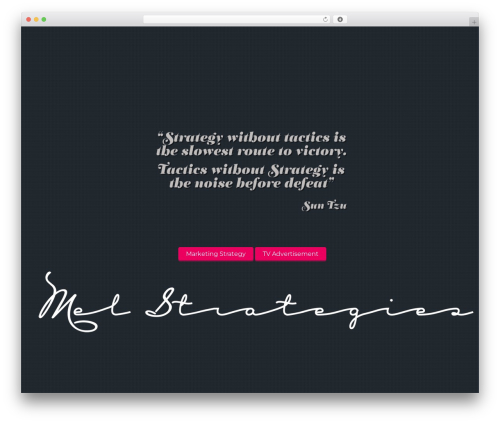 WordPress theme Wunderkind - melstrategies.com