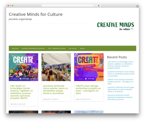 CreativeMind WordPress website theme - mindsforculture.com