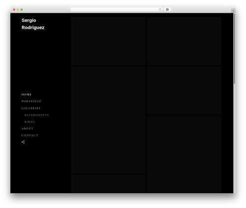 Flatbase WP theme - imagesbysergio.com