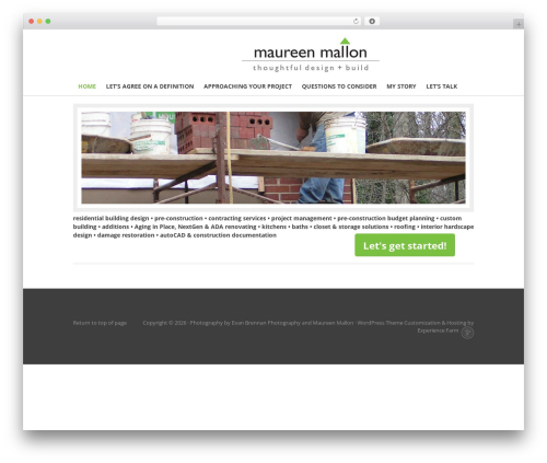 Genesis responsive header WordPress plugin - maureenmallon.com