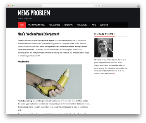 Top Bar free WordPress plugin - mensproblem.net