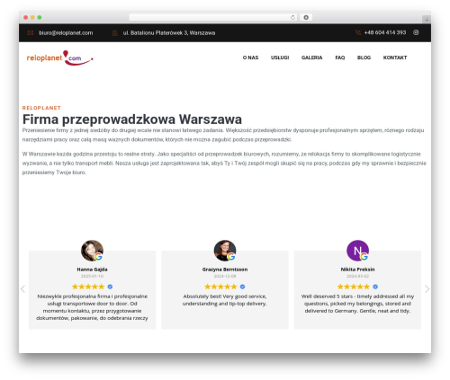 Pure WP theme - przeprowadzkibiurowe.com