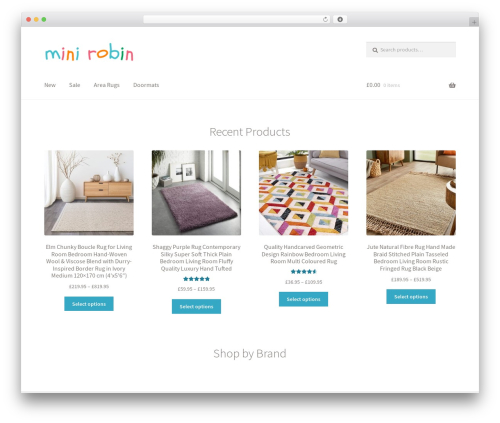 Storefront best WordPress theme - minirobin.com