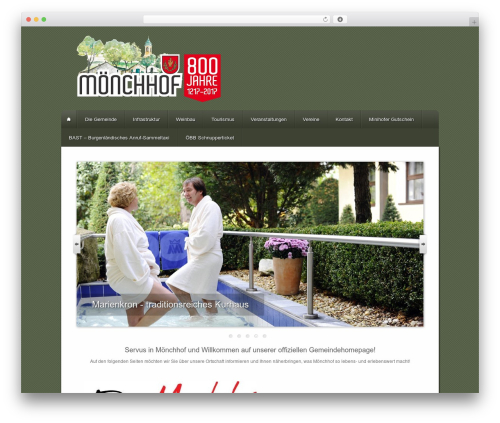 WordPress theme deCanto - moenchhof.at