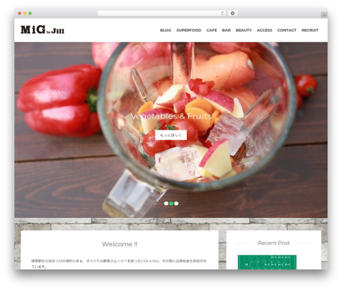 Bazaar Lite free WordPress theme - migjill.com Bazaar Lite free WordPress theme - migjill.com