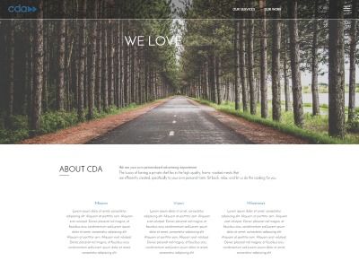 Cda WordPress theme