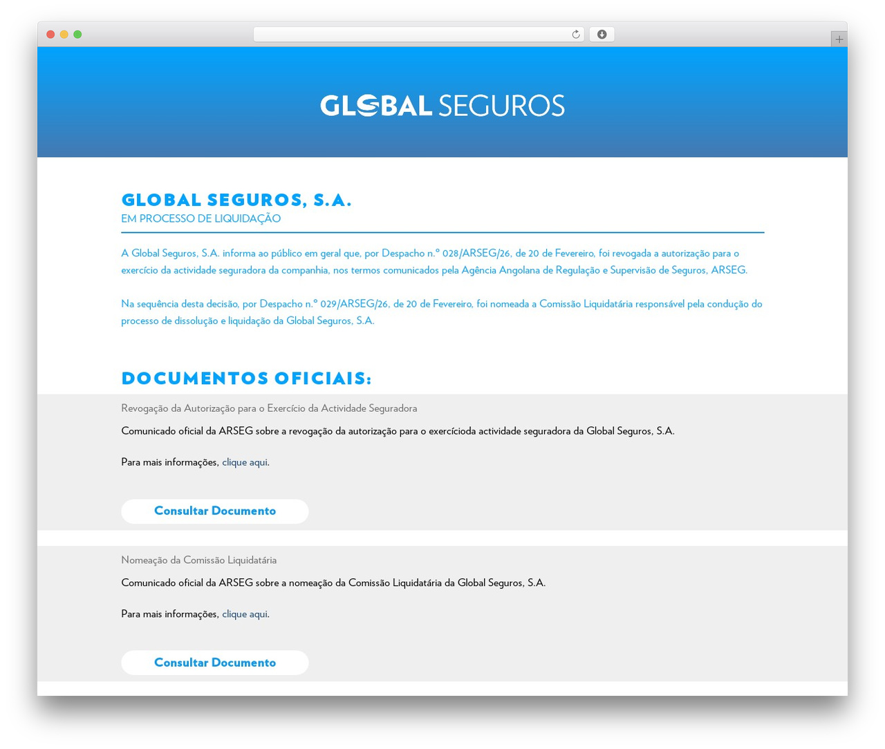 Customify WordPress theme - globalseguros.ao