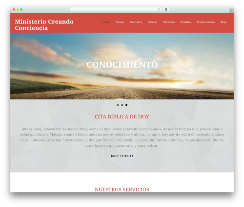 Malaka theme WordPress - ministeriocreandoconciencia.org