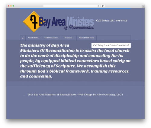 Swagger WordPress theme - ministersofreconciliation.org