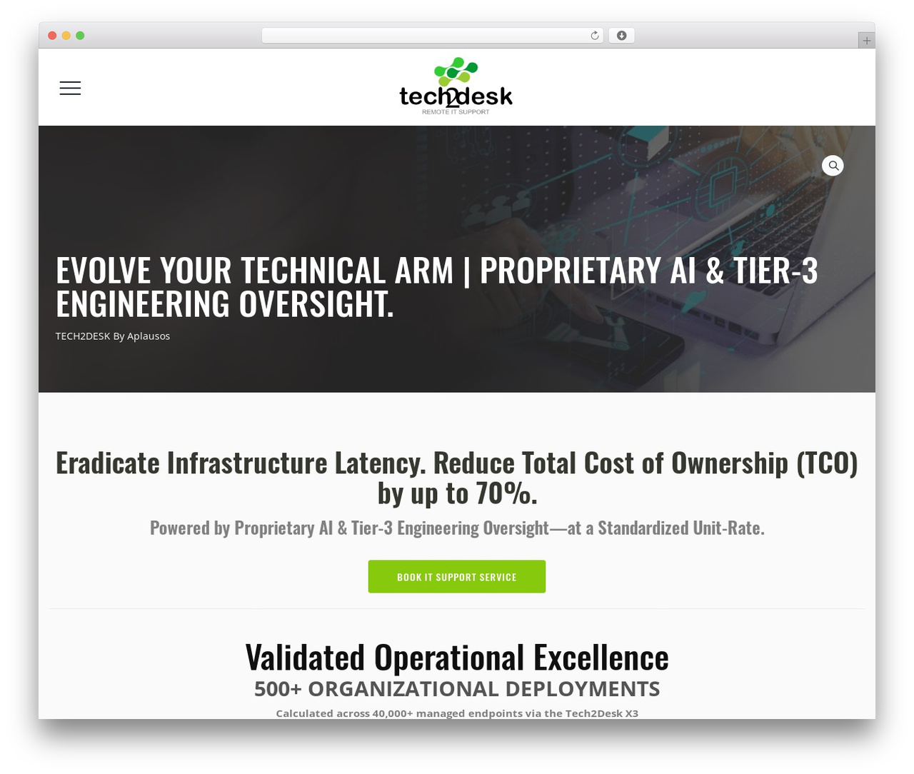 Theme WordPress Fixtech - tech2desk.com