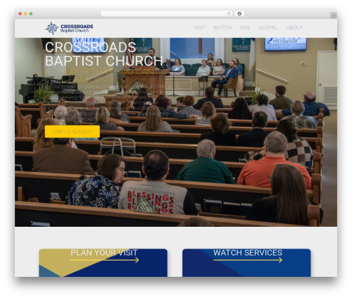 Cromax WordPress plugin - crossroadsbaptistmobile.com