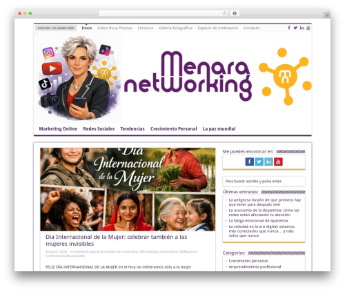 Theme WordPress Menara - menaranetworking.com