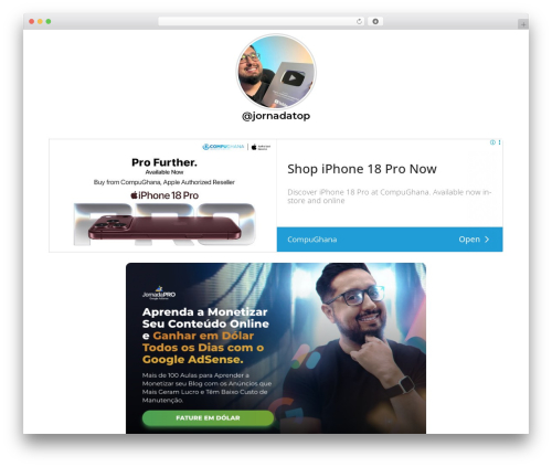 UberFlow WP theme - jornadapro.com.br