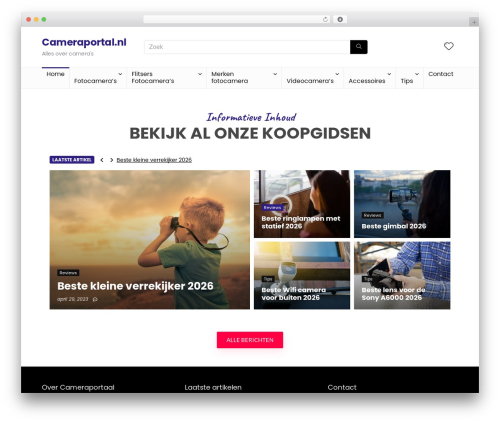 Rehub framework WordPress plugin - cameraportal.nl