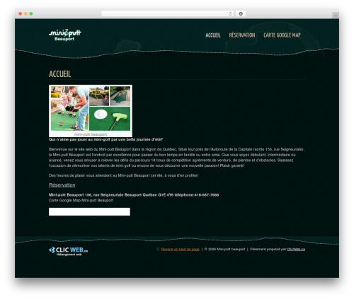 WordPress website theme Caffeinated - miniputtbeauport.com