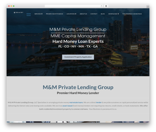 X WordPress theme - mmprivatelending.com