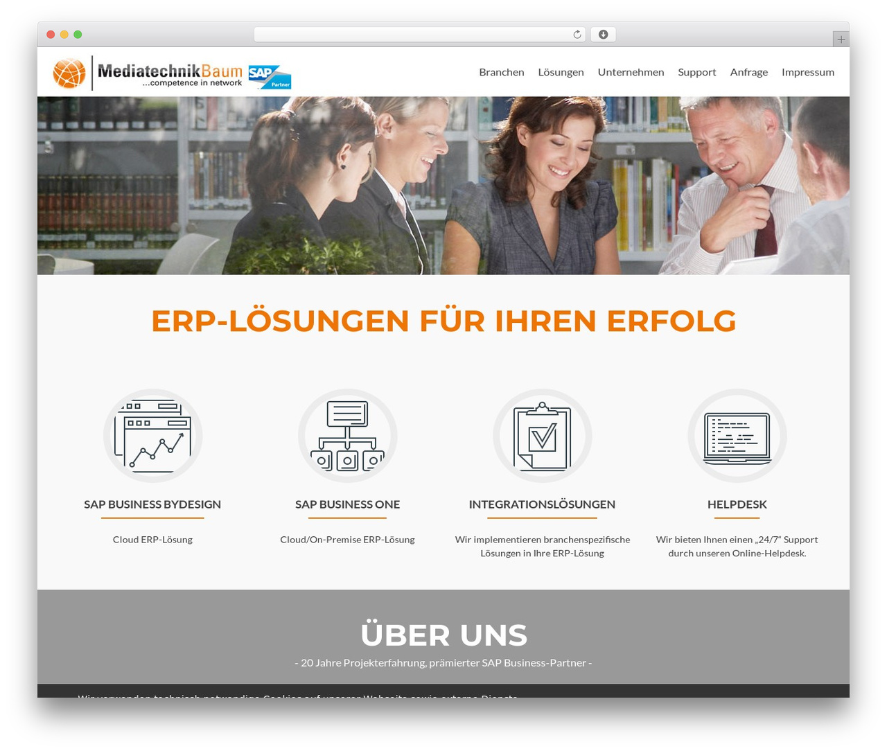Zerif PRO theme WordPress - mediatechnik.de