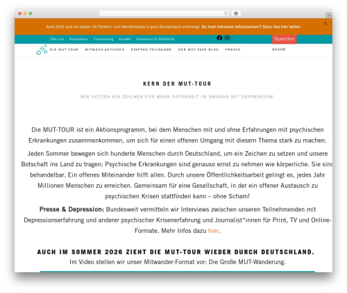Definity WordPress website theme - mut-tour.de Definity WordPress website theme - mut-tour.de