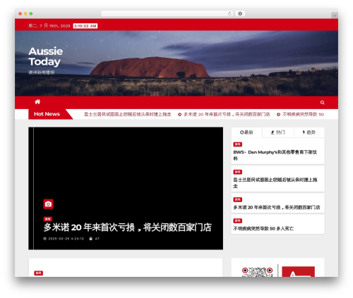 Newsup Pro best WordPress magazine theme - aussie.today