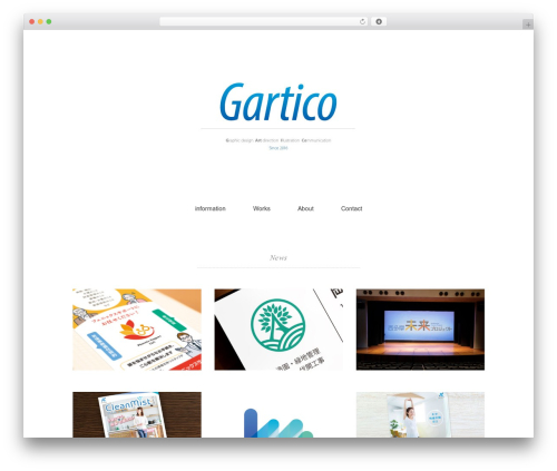 Remember WordPress theme - gartico-design.com