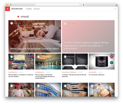 StuffPost theme WordPress - musicianswho.hu