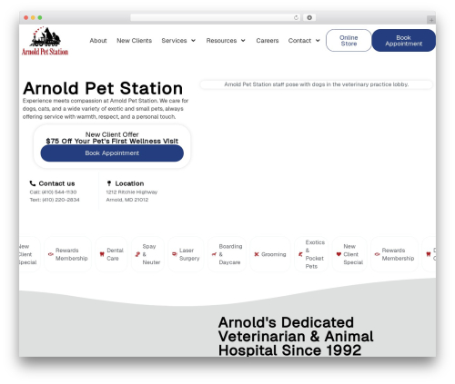 Website accessibility WordPress plugin - arnoldpetstation.com