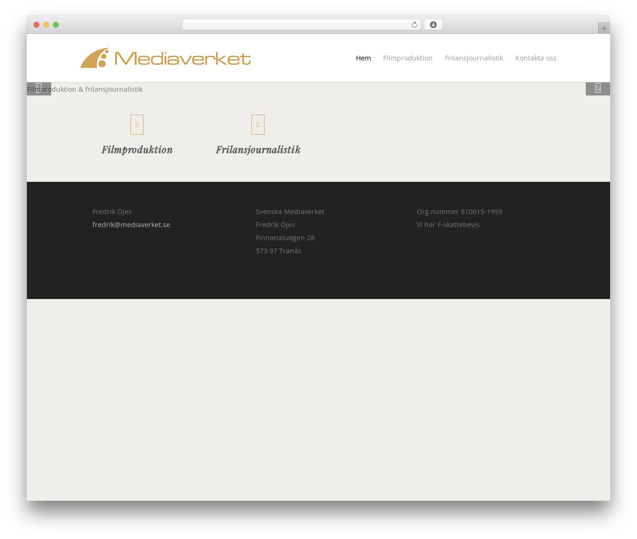 WordPress theme Elegant - mediaverket.se WordPress theme Elegant - mediaverket.se