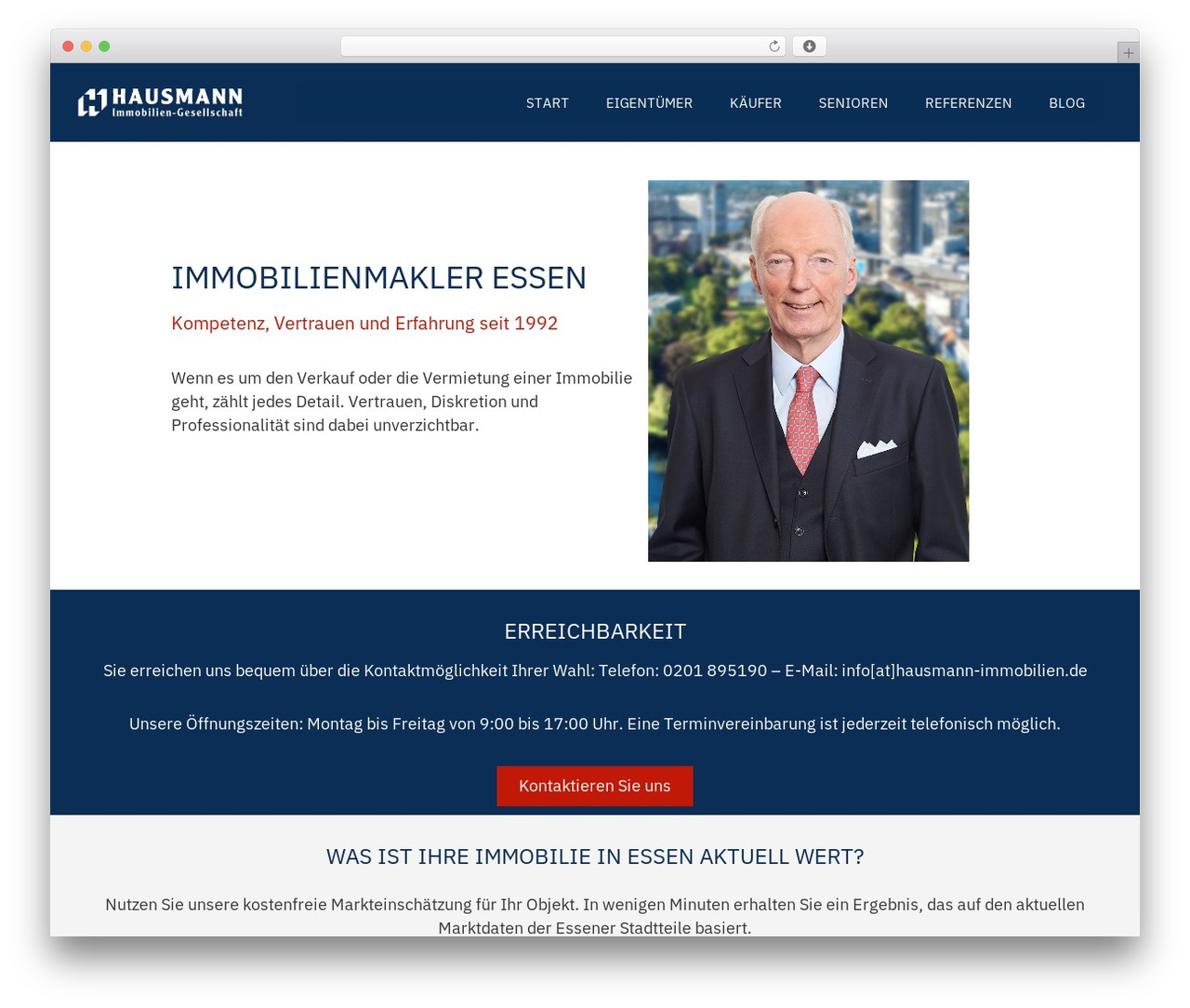 WordPress theme Hello Elementor - hausmann-immobilien.de