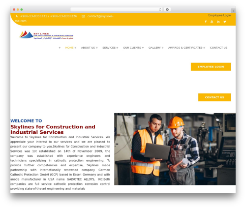 Ample Construction theme WordPress - skylines-me.com Ample Construction theme WordPress - skylines-me.com