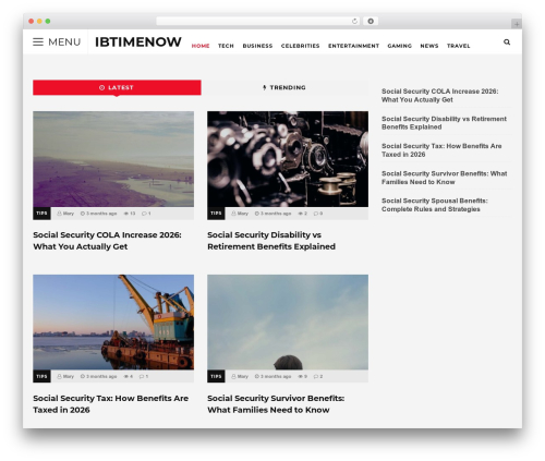 BuzzMag WordPress theme - ibtimenow.com