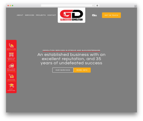 Theme WordPress Custom WP - gloucesterdemolition.com