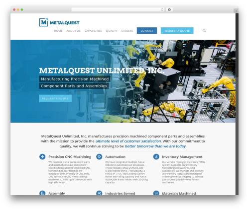 Template WordPress Salient - metalquest.net