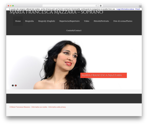 Theme WordPress Asteria Lite - mariafrancescamazzara.com