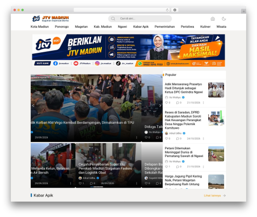UmparanWP | Versi Developer WordPress theme - jtvmadiun.com