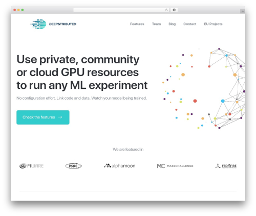 vApp theme WordPress - deepstributed.com