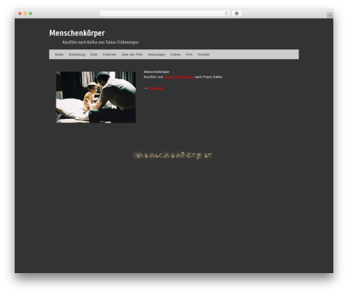 Weaver plus WordPress plugin - menschenkoerper.de