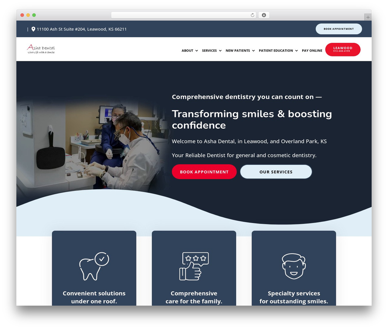 WordPress theme Divi - overlandparkdentist.com WordPress theme Divi - overlandparkdentist.com
