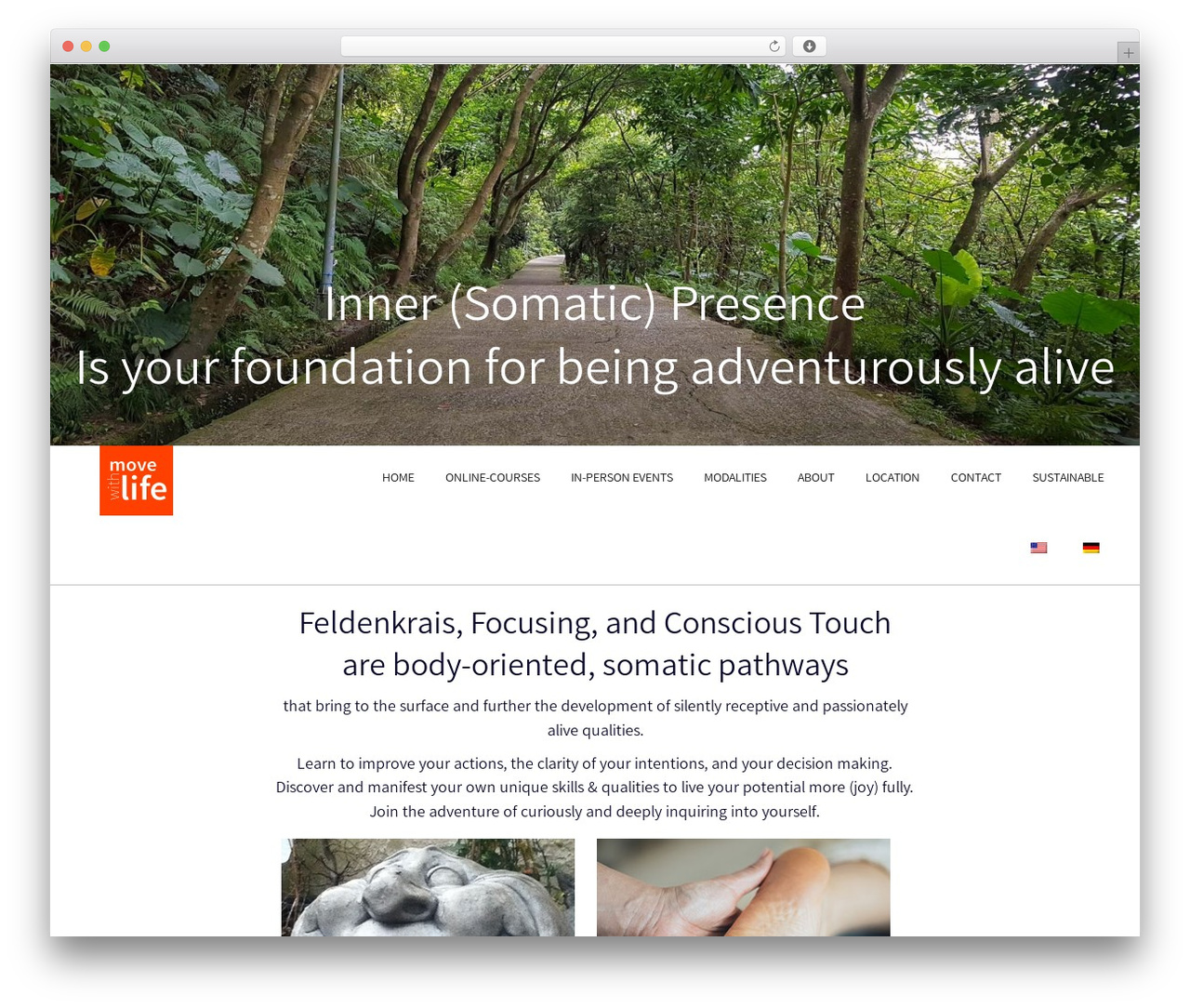 WordPress theme OneEngine - move-with-life.org